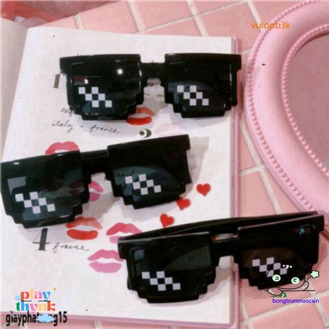 Kính Thuglife MINECRAFT 6 Chấm - Kính Mát Thời Trang Đẹp Màu Sắc Độc Đáo Dành Cho Người Yêu Thích Sáng Tạo