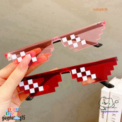 Kính Thuglife MINECRAFT 6 Chấm - Kính Mát Thời Trang Đẹp Màu Sắc Độc Đáo Dành Cho Người Yêu Thích Sáng Tạo