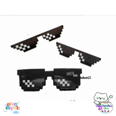 Kính Mắt Thug Life Gương Đen Phong Cách Thời Trang Cá Tính - Bảo Vệ Tối Ưu & Thiết Kế Hiện Đại Dành Cho Bạn