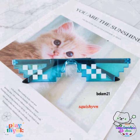 Kính Mắt Thug Life Gương Đen Phong Cách Thời Trang Cá Tính - Bảo Vệ Tối Ưu & Thiết Kế Hiện Đại Dành Cho Bạn