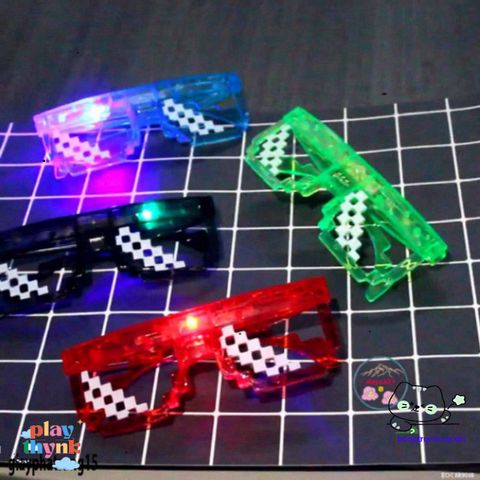 Kính Thuglife MINECRAFT 6 Chấm LED Độc Đáo - Kính Mát Thời Trang Cho Nam Nữ, Phong Cách Năng Động, Hot Trend 2021