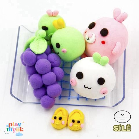 Bộ đất sét tự khô Binbibo 12 màu cao cấp an toàn cho trẻ em - Đồ chơi sáng tạo nặn hình, nhẹ và không dính