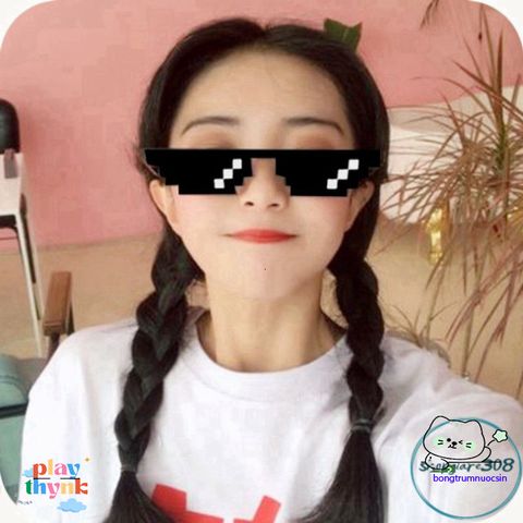 Kính Mát Nam Thug Life 8-bit Sang Chảnh UV400 - Phong Cách Hiện Đại, Bảo Vệ Mắt Khi Ra Biển, Quà Tặng Độc Đáo Cho Nam Giới
