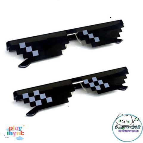 Kính Mát Nam Thug Life 8-bit Sang Chảnh UV400 - Phong Cách Hiện Đại, Bảo Vệ Mắt Khi Ra Biển, Quà Tặng Độc Đáo Cho Nam Giới