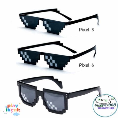 Kính Mát Nam Thug Life 8-bit Sang Chảnh UV400 - Phong Cách Hiện Đại, Bảo Vệ Mắt Khi Ra Biển, Quà Tặng Độc Đáo Cho Nam Giới