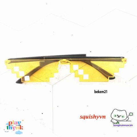 Kính Mắt Thug Life Siêu Ngầu - Phụ Kiện Thời Trang Minecraft Unisex Bảo Vệ UV, Kiểu Dáng Cá Tính Dành Cho Fan