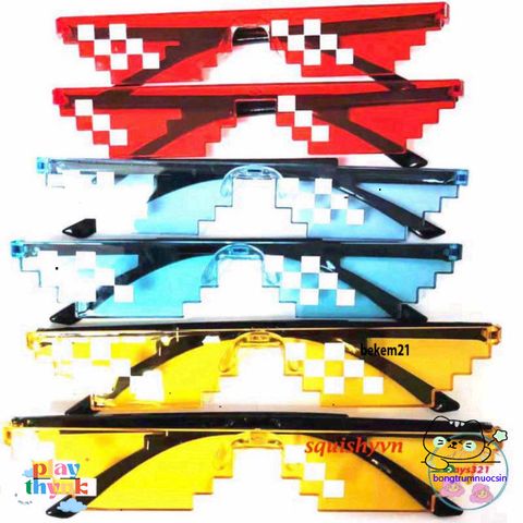 Kính Mát Nhiều Màu PVN52031 Thug Life - Phụ Kiện Thời Trang Dành Cho Game Thủ - Kiểu Dáng Năng Động và Cá Tính