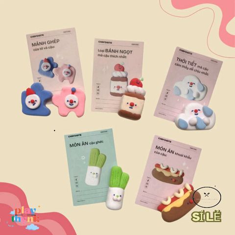 Bộ Đất Nặn Crabit Clay Date - Dụng Cụ Nghệ Thuật Handmade Siêu Nhẹ Kèm Hướng Dẫn Sáng Tạo Độc Đáo Cho Trẻ Em