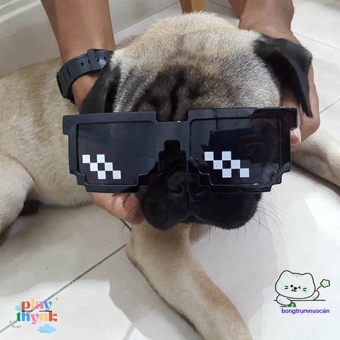 Kính Mát Thug Life Bằng Nhựa - Phong Cách Độc Đáo Dành Cho Nam Nữ Trẻ Em - Quà Tặng Sành Điệu