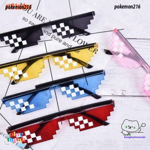 Kính Mát Thug Life Attiny 8 Bit Pixel - Kính Mắt Pixel Hóa Độc Đáo Dành Cho Game Thủ - Quà Tặng Thú Vị