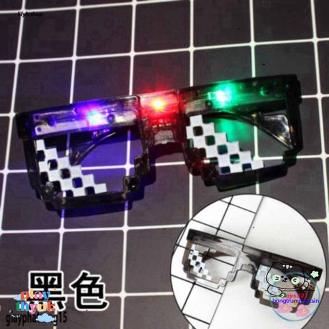 Kính Thuglife 6 Chấm MINECRAFT LED Sắc Màu - Kính Mắt Thời Trang Độc Đáo Cho Phong Cách CUTE, Hot Trend 2021