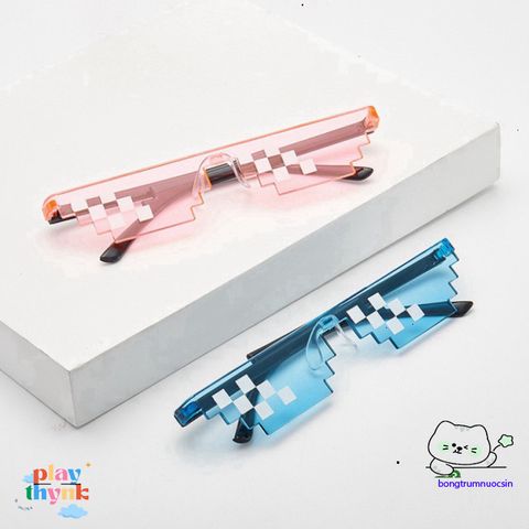 Kính Thug Life 6 Chấm - Phụ Kiện Thời Trang Độc Đáo Cho TikTok & Chụp Ảnh Minecraft - Kiểu Dáng Ngầu, Nhiều Màu Sắc
