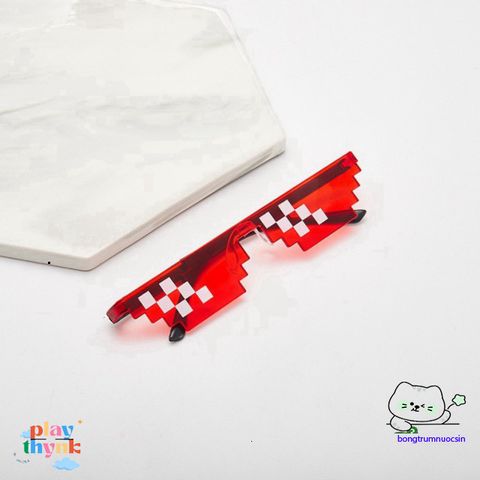 Kính Thug Life 6 Chấm - Phụ Kiện Thời Trang Độc Đáo Cho TikTok & Chụp Ảnh Minecraft - Kiểu Dáng Ngầu, Nhiều Màu Sắc