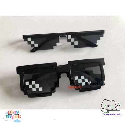 Bộ Kính Gương Thug Life 6 Màu - Kính Mát Thời Trang Cho Gamer, Phụ Kiện Cá Tính, Phong Cách Độc Đáo