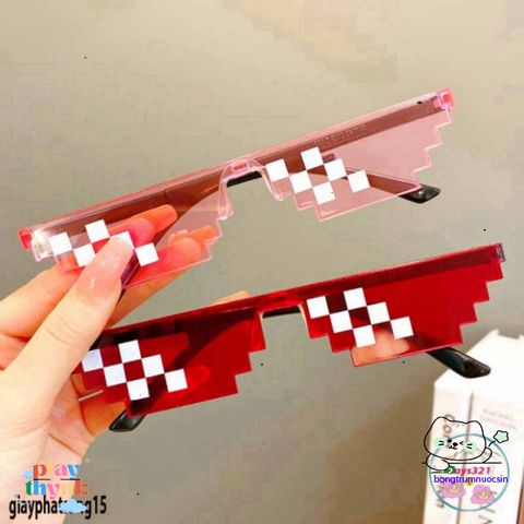 Kính Mắt Thời Trang Thuglife 6 Chấm MINECRAFT - Độc Đáo và Nhiều Màu Sắc Hấp Dẫn Dành Cho Người Hâm Mộ Game