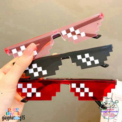 Kính Mắt Thời Trang Thuglife 6 Chấm MINECRAFT - Độc Đáo và Nhiều Màu Sắc Hấp Dẫn Dành Cho Người Hâm Mộ Game