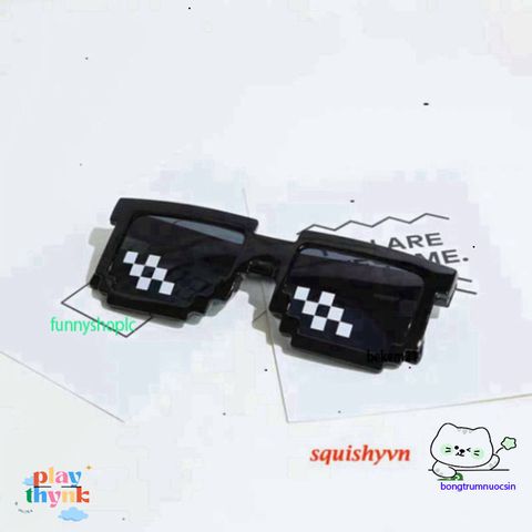Kính Mắt Thug Life Minecraft Siêu Ngầu - Kính Thời Trang Unisex Bảo Vệ UV Đẳng Cấp Cho Nam Nữ