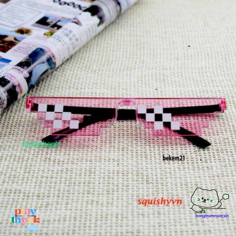 Kính Mắt Thug Life Minecraft Siêu Ngầu - Kính Thời Trang Unisex Bảo Vệ UV Đẳng Cấp Cho Nam Nữ