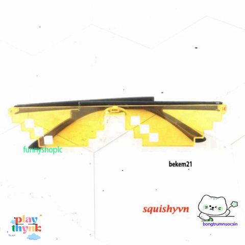 Kính Mắt Thug Life Minecraft Siêu Ngầu - Kính Thời Trang Unisex Bảo Vệ UV Đẳng Cấp Cho Nam Nữ