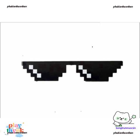 Kính Thuglife 6 Màu MINECRAFT - Kính Mát Thời Trang 8BIT, Phong Cách Độc Đáo Cho Nam Nữ, Hot Trend 2021