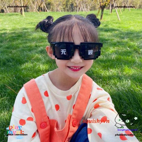Kính Thuglife 6 Màu MINECRAFT - Kính Mát Thời Trang 8BIT, Phong Cách Độc Đáo Cho Nam Nữ, Hot Trend 2021