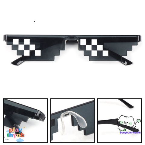 Kính Mát Thug Life 6 Chấm Nhiều Màu - Phụ Kiện Gamer Siêu Ngầu Thể Hiện Cá Tính