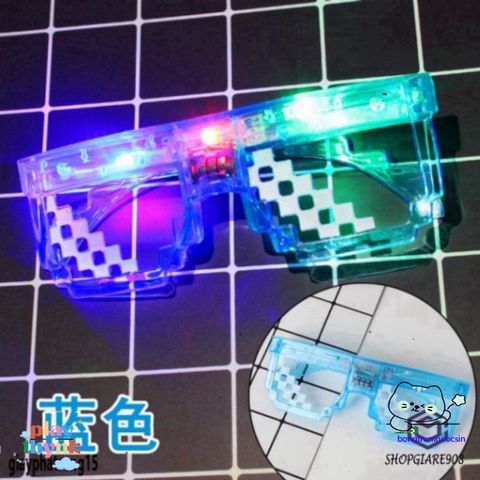 Kính Mắt LED 6 Điểm MINECRAFT Thuglife - Kiểu Dáng Thời Trang Phát Sáng Đa Màu, Phù Hợp Với Mọi Phong Cách Ngầu!