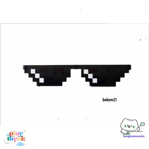 Kính Thuglife 6 Chấm MINECRAFT - Kính Râm Thời Trang Độc Đáo Cho Nam/Nữ, Phong Cách Thug Life Tươi Sáng!