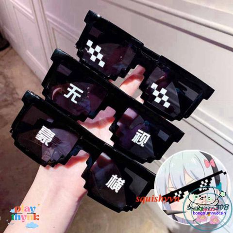 Kính Râm JY8282 Thuglife MINECRAFT - Phong Cách Hiện Đại Bảo Vệ Mắt, Thích Hợp Mọi Dáng Người, Phụ Kiện Thời Trang Mùa Hè