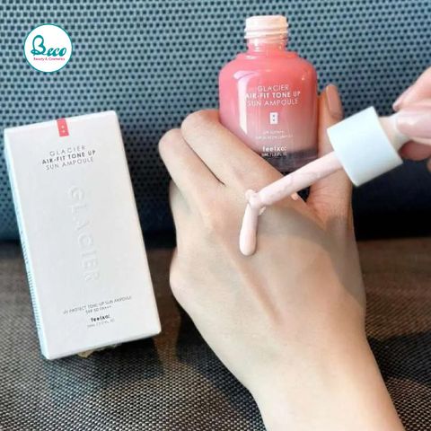 Serum Chống Nắng Nâng Tone Feelxo Glacier Hàn Quốc Chính Hãng - SPF 50+, Chống Tia UV, Dưỡng Da Sáng Mịn, Chất Serum Thoáng Mát