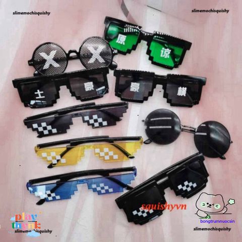 Kính Màu Sắc 6 Chấm PVN52031 - Kính Thug Life Độc Đáo Dành Cho Game Thủ và Người Yêu Thời Trang