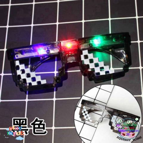 Kính Thuglife 6 Chấm MINECRAFT LED - Kính Mắt Phát Sáng Độc Đáo với Nhiều Màu Sắc Thời Trang Dành Cho Nam Nữ