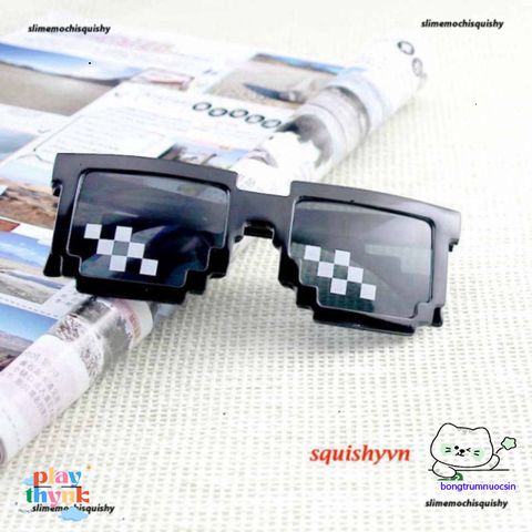 Kính Thuglife 6 Chấm MINECRAFT - Kính Mặt Gương Thời Trang Nhiều Màu Sắc, Phong Cách Cool Ngầu, Giá Hấp Dẫn
