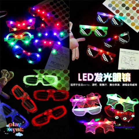 Kính Râm LED Độc Đáo - Phụ Kiện Tiệc Tùng Nhiều Màu Sắc Thời Trang Cho Lễ Hội & Dạo Phố