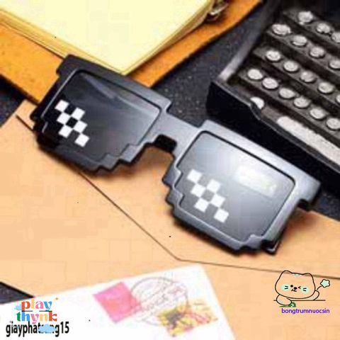 Kính Thug Life Mosaic Hip Hop UV400 - Kính Mát Độc Đáo Phong Cách Thời Trang Dành Cho Nam Nữ