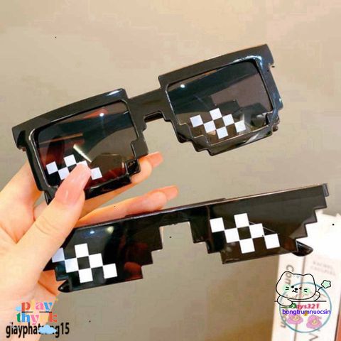 Kính Thug Life Mosaic Hip Hop UV400 - Kính Mát Độc Đáo Phong Cách Thời Trang Dành Cho Nam Nữ