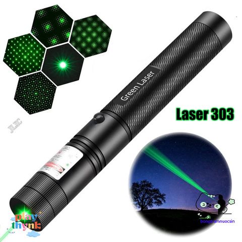 Bút Laser 303 - Đèn Laze Thông Minh USB-C, Chiếu Tia 1.5-2km, Sạc Nhanh và Tiện Dụng cho Học Tập và Giải Trí