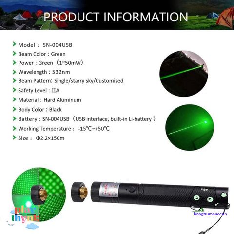 Bút Laser 303 - Đèn Laze Thông Minh USB-C, Chiếu Tia 1.5-2km, Sạc Nhanh và Tiện Dụng cho Học Tập và Giải Trí