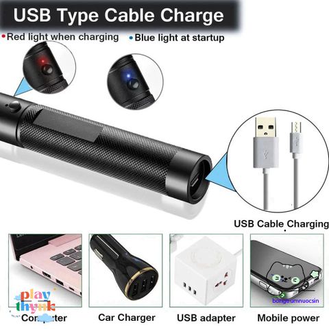 Bút Laser 303 - Đèn Laze Thông Minh USB-C, Chiếu Tia 1.5-2km, Sạc Nhanh và Tiện Dụng cho Học Tập và Giải Trí