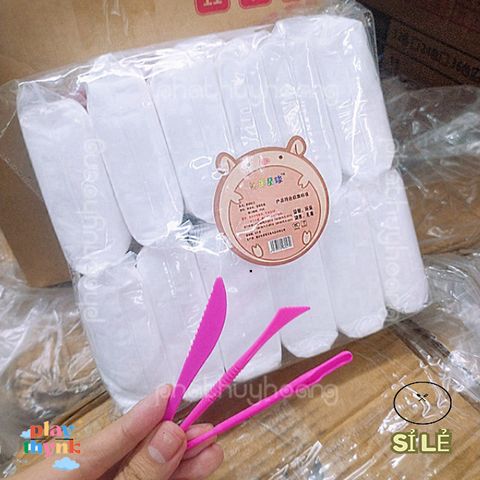 Bộ 12 Bịch Đất Sét Tự Khô Màu Trắng 420g - Đất Nặn Siêu Nhẹ Cho Bé Tạo Hình Sáng Tạo, Phát Triển Trí Tưởng Tượng