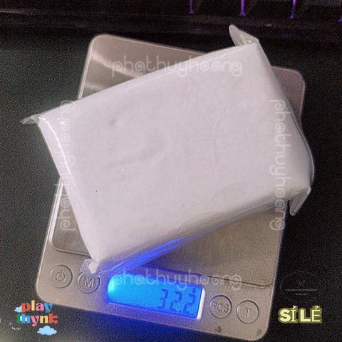 Bộ 12 Bịch Đất Sét Tự Khô Màu Trắng 420g - Đất Nặn Siêu Nhẹ Cho Bé Tạo Hình Sáng Tạo, Phát Triển Trí Tưởng Tượng