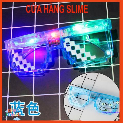 Kính Thug Life 6 Chấm MINECRAFT LED Thời Trang - Nhiều Màu Sắc, Phong Cách Độc Đáo, Hot Trend Dành Cho Fan Game