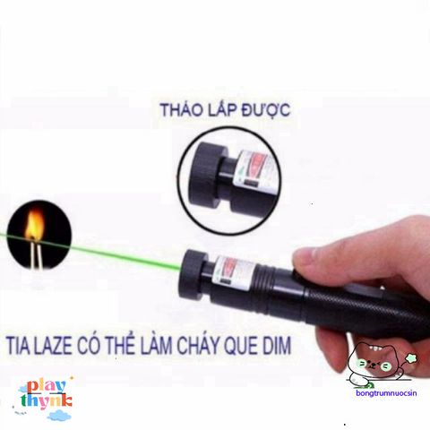 Đèn Pin Laser 303 Cao Cấp - Chiếu Xa 2 Km, Ánh Sáng Đỏ/Xanh, Chống Nước, Đèn Cho Giảng Dạy và Du Lịch, Bao Gồm Pin và Củ Sạc.