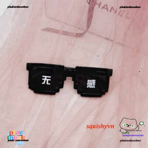 Kính Gương Thug Life Nhiều Màu - Phụ Kiện Thời Trang Siêu Ngầu cho Game Thủ và Fan Minecraft