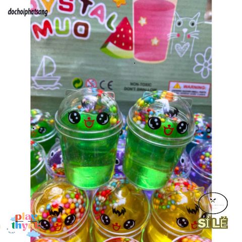 Bộ Đồ Chơi Slime Mèo Trà Sữa 11 Màu Sắc Tươi Sáng - Slime Nhão Kỳ Diệu Cho Trẻ Em, Đồ Chơi Xếp Hình Sáng Tạo