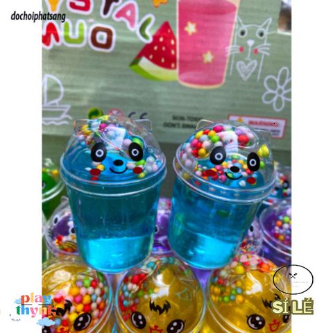 Bộ Đồ Chơi Slime Mèo Trà Sữa 11 Màu Sắc Tươi Sáng - Slime Nhão Kỳ Diệu Cho Trẻ Em, Đồ Chơi Xếp Hình Sáng Tạo