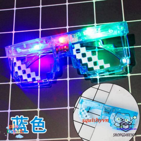 Kính Râm LED Thời Trang - Kính Dự Tiệc Phát Sáng Màu Sắc Sống Ảo, Phụ Kiện Tiệc Tùng, Dạo Phố, Quà Tặng Vui Nhộn