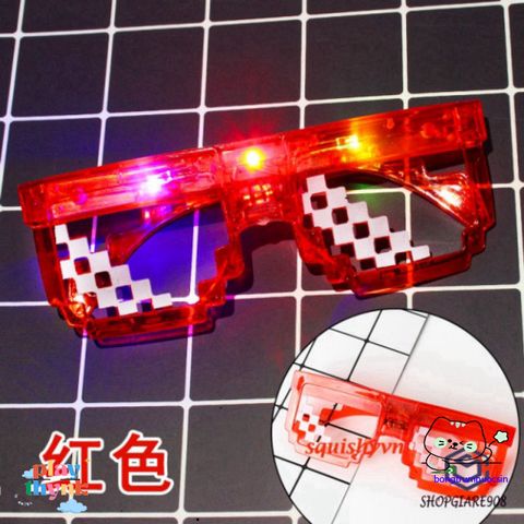 Kính Râm LED Thời Trang - Kính Dự Tiệc Phát Sáng Màu Sắc Sống Ảo, Phụ Kiện Tiệc Tùng, Dạo Phố, Quà Tặng Vui Nhộn