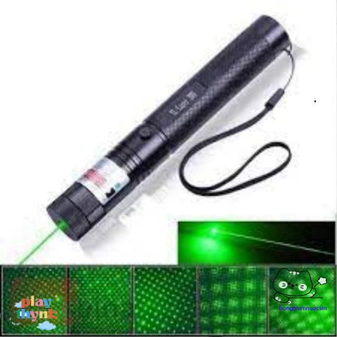 Đèn pin laser 303 màu xanh - Chiếu sáng mạnh mẽ, đèn laser đa năng cho du lịch, xây dựng và thuyết trình
