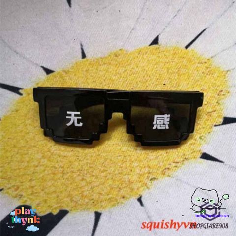 Kính Mắt Thug Life 6 Chấm MINECRAFT - Kính Thời Trang Nam Nữ Phong Cách Trẻ Trung, Giao Hàng Miễn Phí Từ 50K
